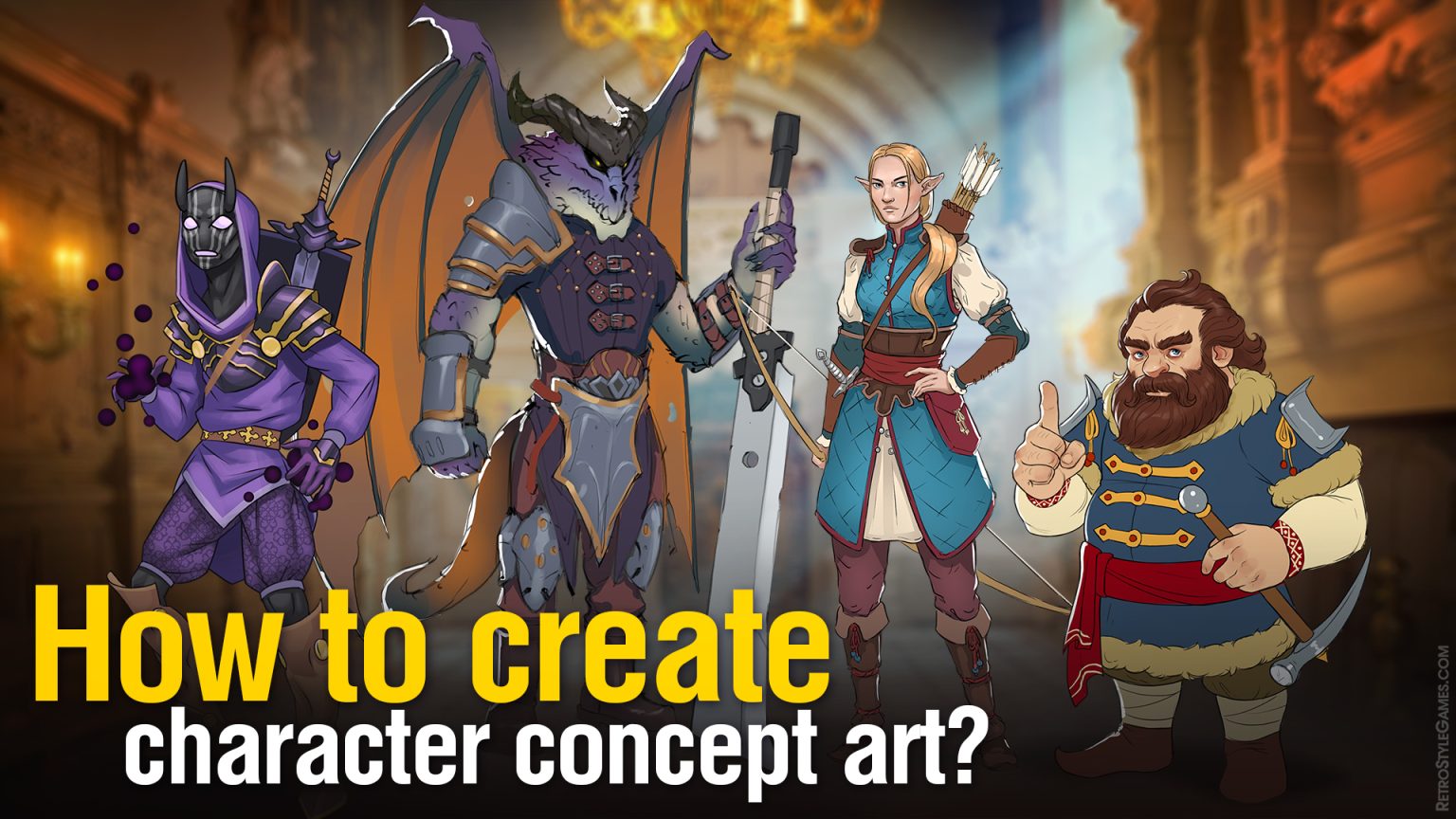 Character Designer Vs Concept Artist | RetroStyle Games