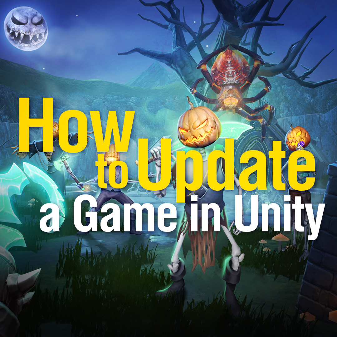 Halloween Game Update Unity Scarecrow Spider Moon Site