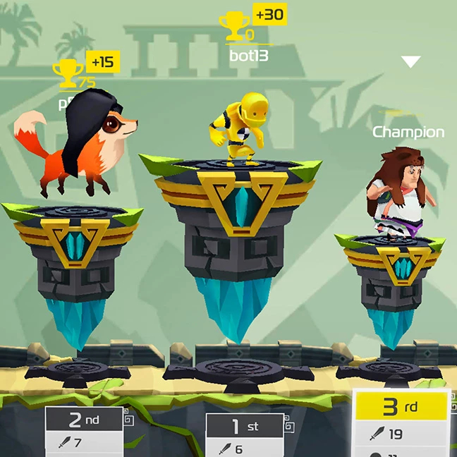Multe Character Run Game Spirit Run: Multiplayer Battle for Android & iOS | RetroStyle Games