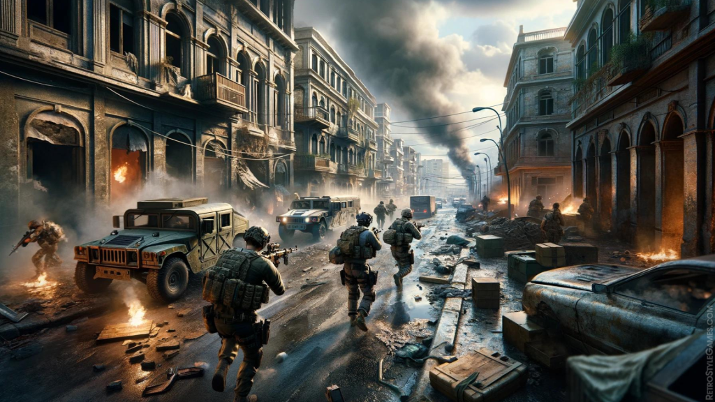 A first-person shooter game Call of Duty: Modern Warfare cross-platform