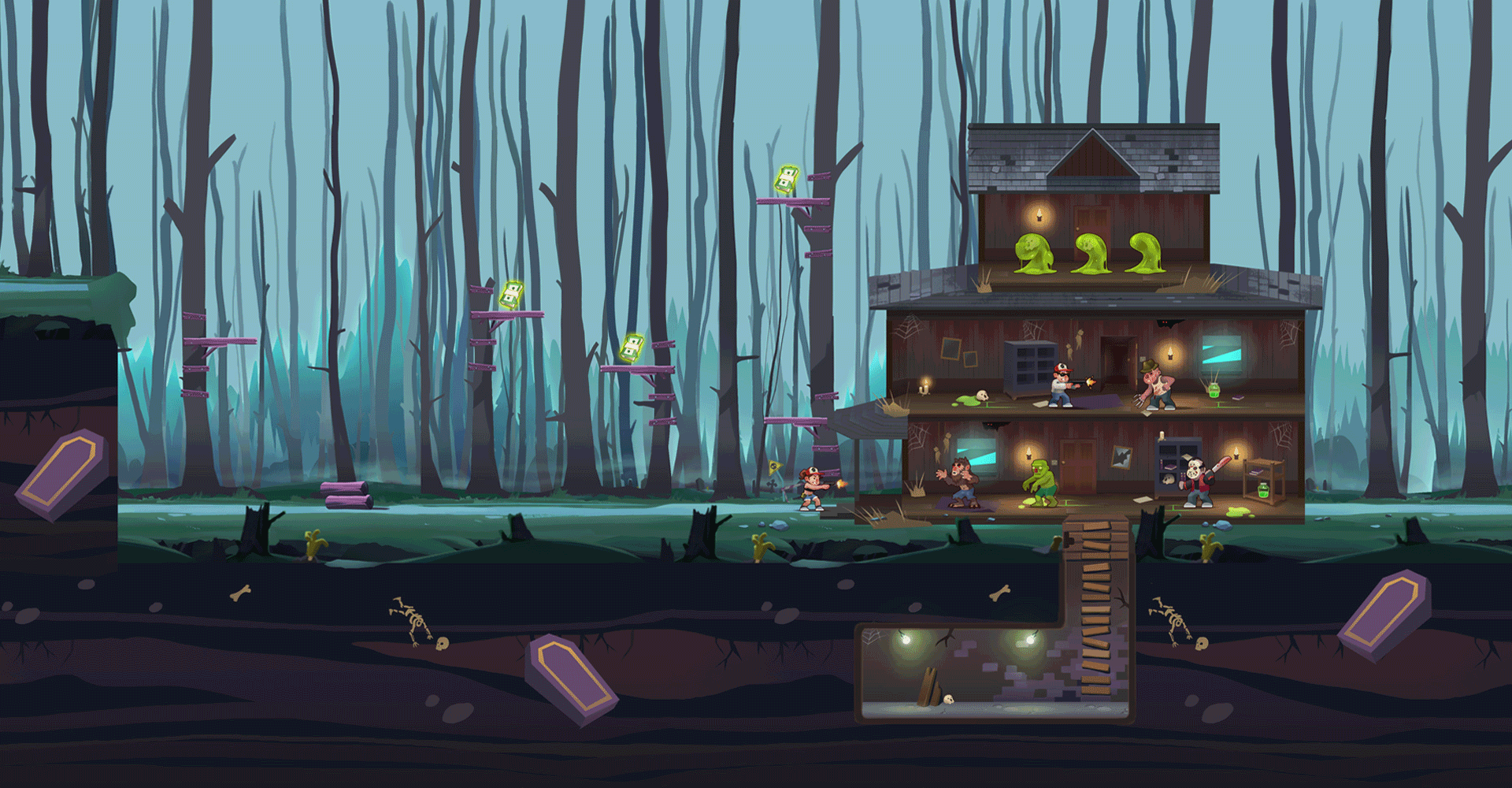 How to make concept art for platformer game environment