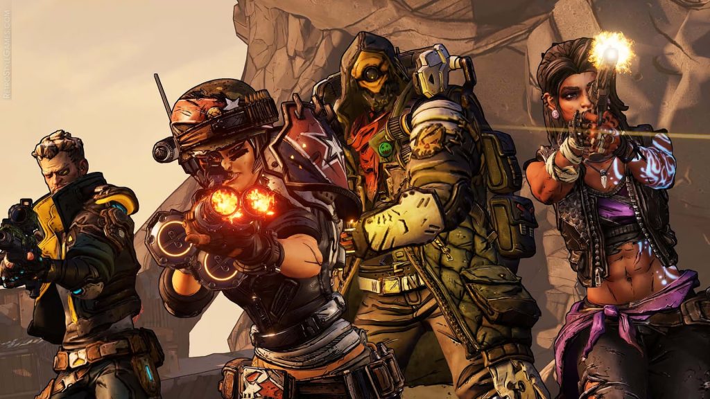 How does Borderlands art style originally looks, original Borderlands art style