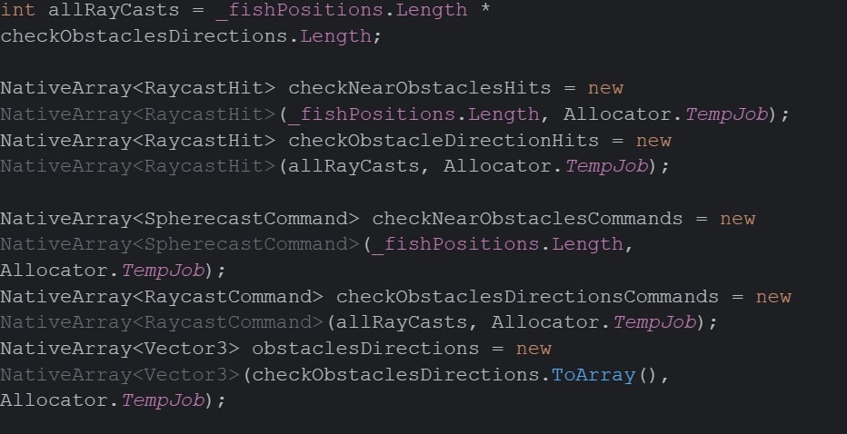 Calculating obstacle avoidance in Unity