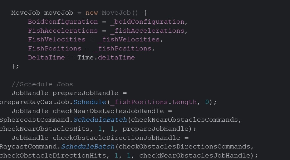 How to create and schedule the jobs in Unity JobSystem