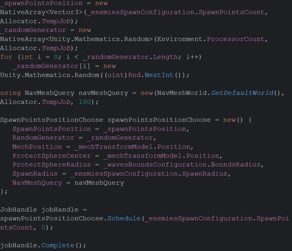 The difficulties while working with NavMesh API, spawning enemies troubles