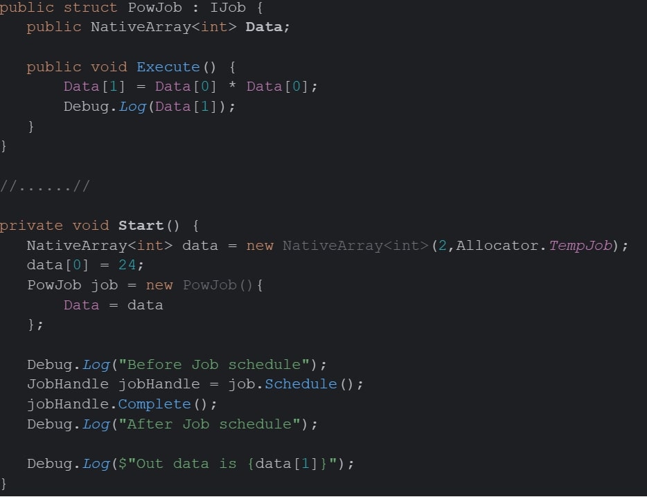 Viewing and reading summary data from completed tasks