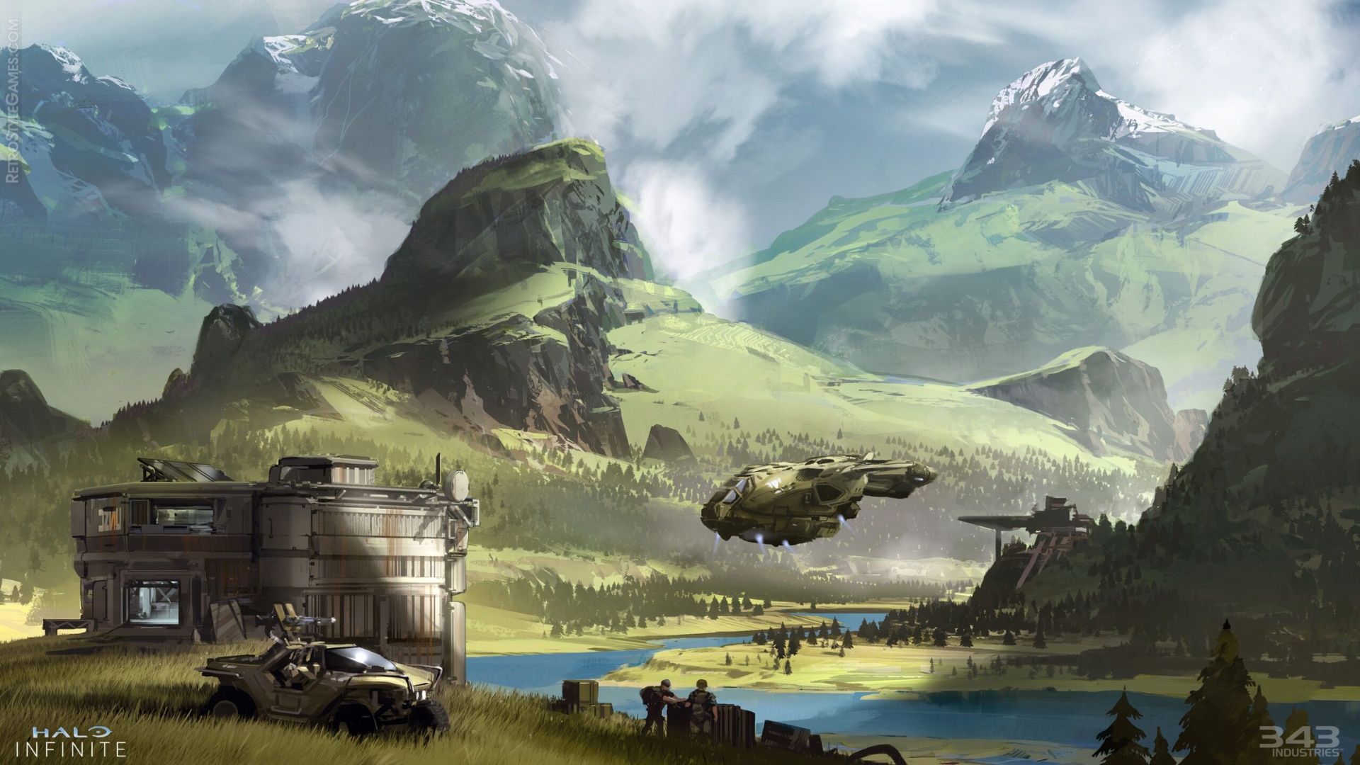 Halo Infinite design work