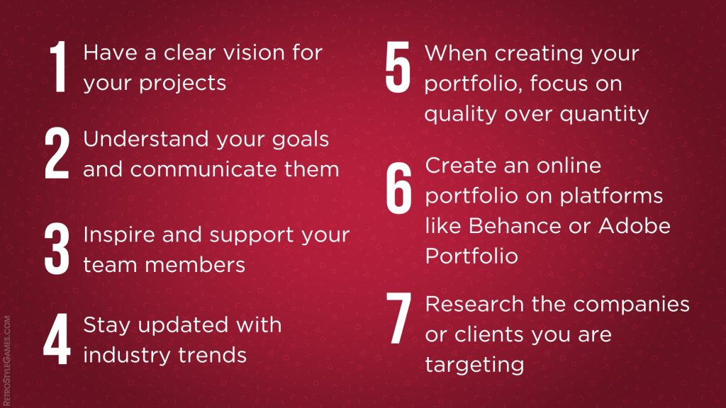 The best tips to become an art director, how to be an art director, what should I do to be an art director