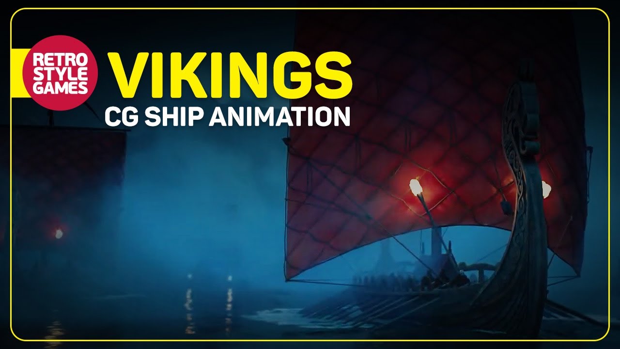 Vikings Ship CG Animation Preview Video