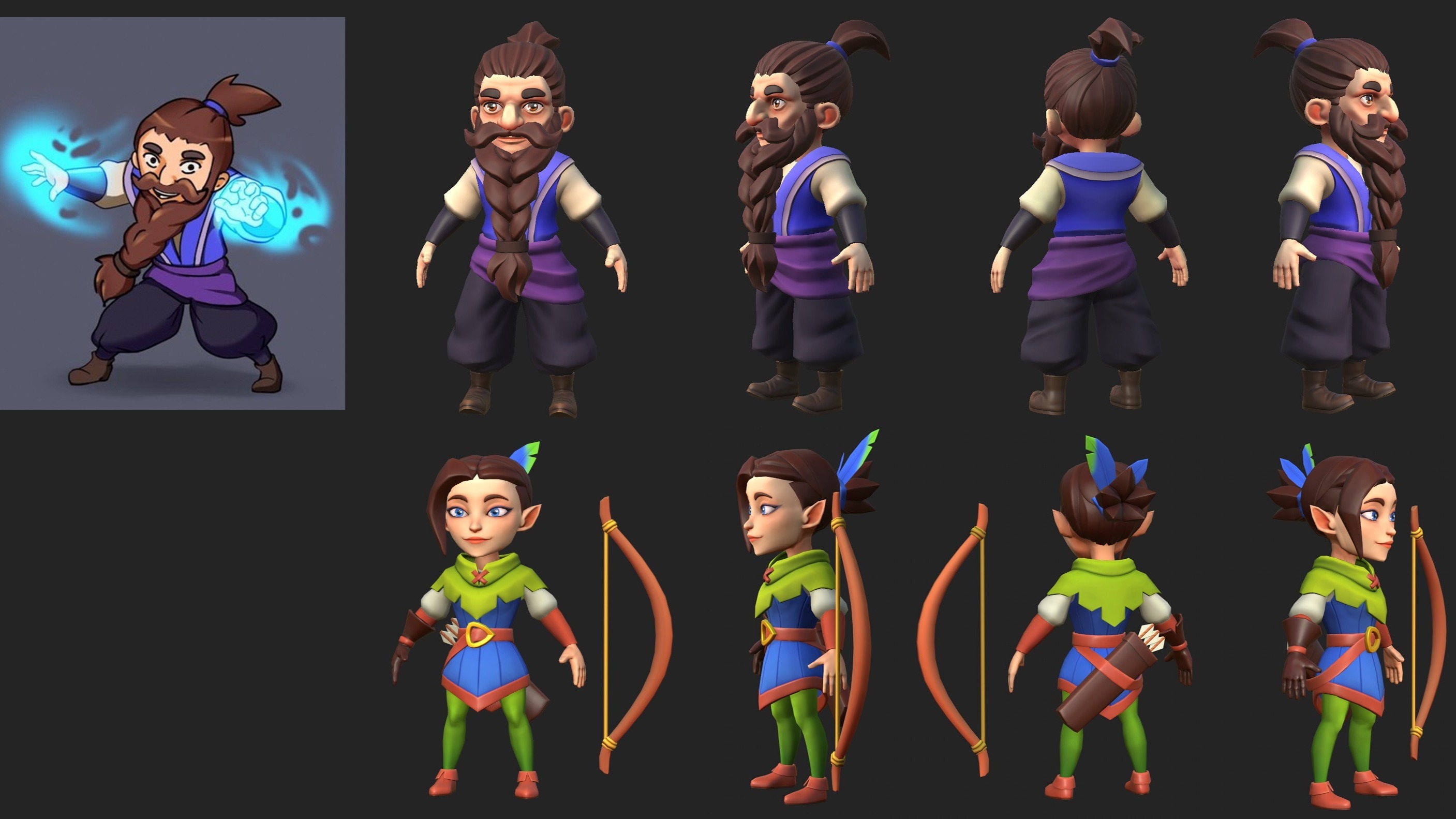 3D Character Design Services & 3D Character Modeling Studio