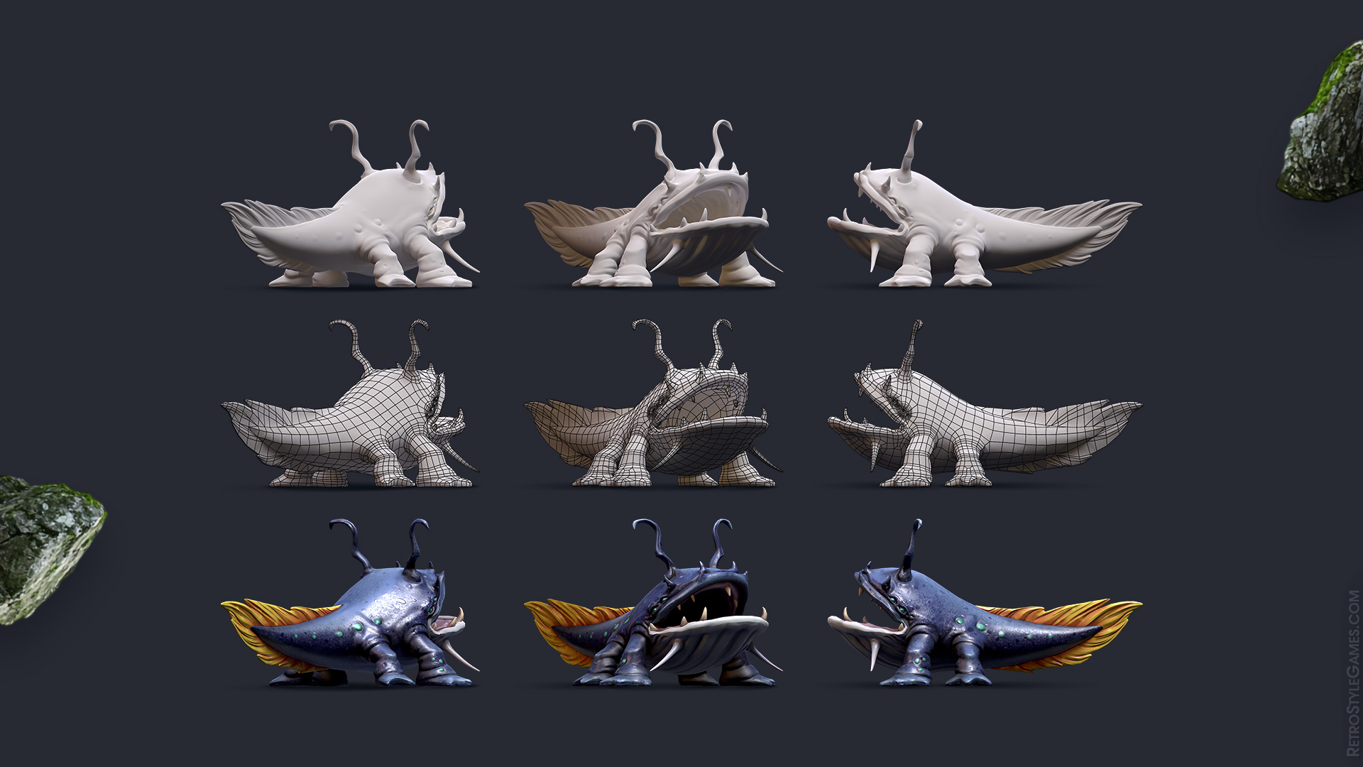 3D Character Design Services & 3D Character Modeling Studio