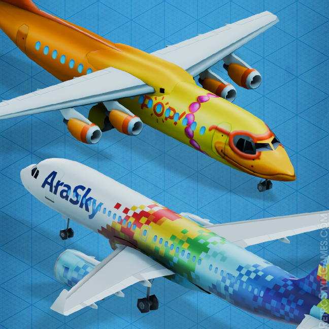 3D Plane Models & Game Environments | Airport Simulator