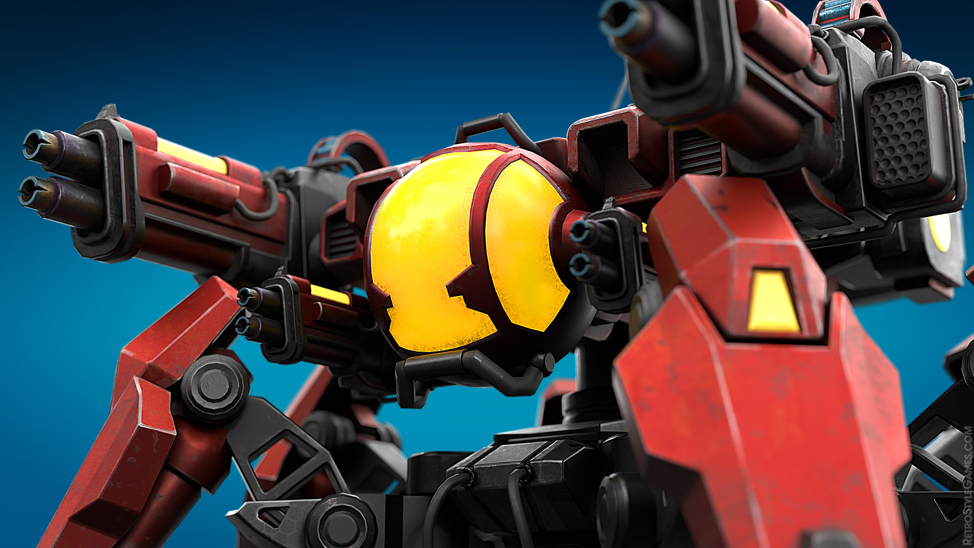 Free 3D Mech & Weapon Models for Games | RetroStyle Games